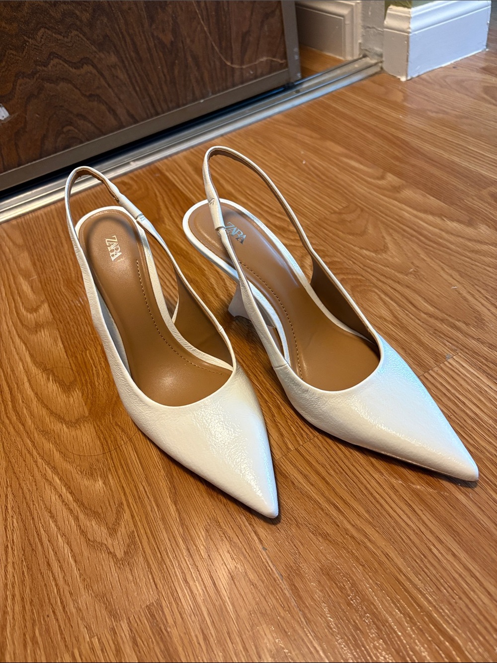 Zara Asymmetric Heeled Shoes